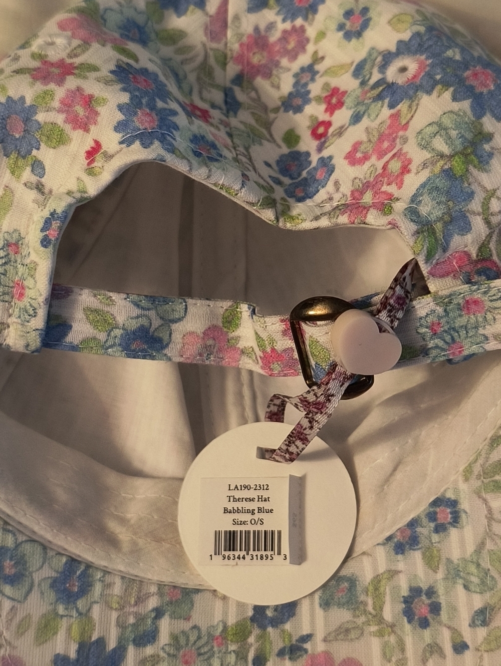NWT LoveSackFancy Floral Hat Rare Sold Out Everywhere - Picture 2 of 6